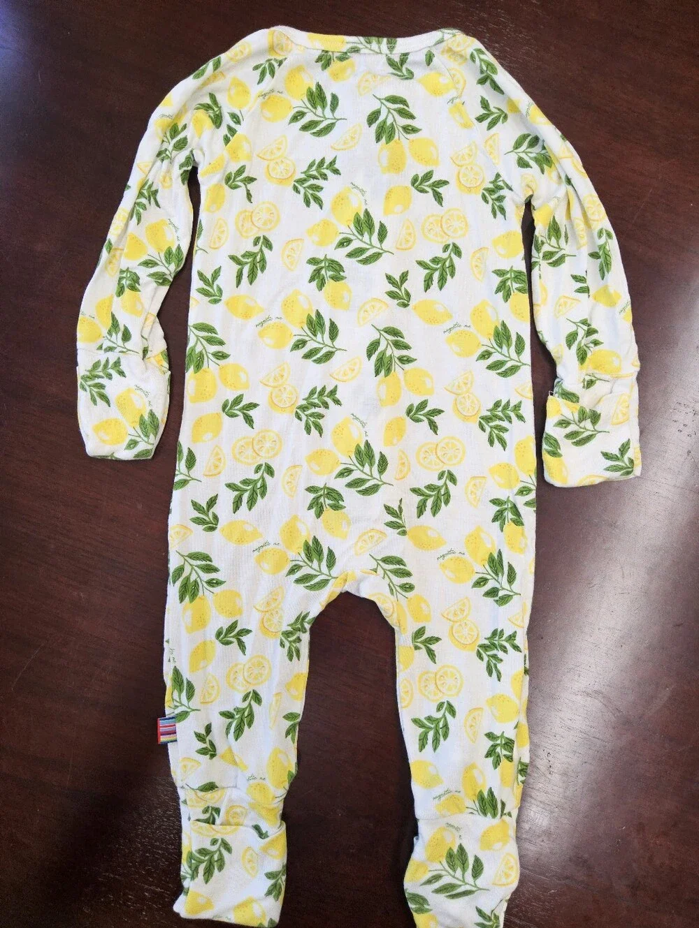 Magnetic Me Lemon Print Convertible Coverall